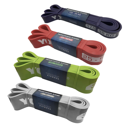 Резинка для фітнеса  York Fitness 4 шт (17,5 - 65 кг) #Y-80509 - фото №3
